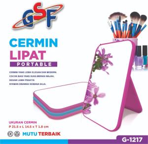 Cermin Kaca Kotak Lipat - Kaca Rias Persegi Panjang GSF 1217