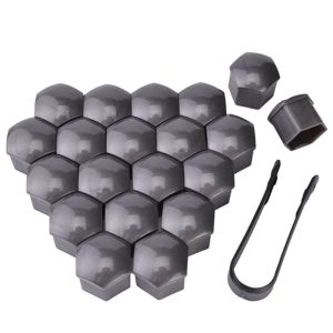 CC SP Anti-Rust 17/19/21mm Car Accessories Hub Screw Protector Wheel Nut Rim Cover Bolt Hub Caps Car Wheel Nut Caps Auto Hub Screw Cover Protection Caps Tyre Nut Bolt