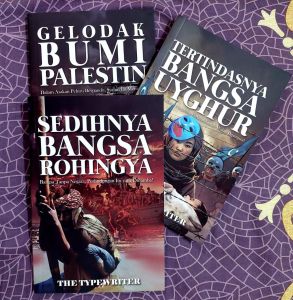 Buku Fakta Fiksyen Tiga Bangsa PALESTIN UYGHUR ROHINGYA BukuKaw BLINK