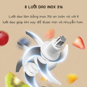 Phụ Kiện thay thế dòng Máy xay ăn dặm TOBÉ - Beanie Gấu 300ml Model: MS-9121