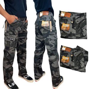 Carpenter Pants Celana Cargo Camo Loreng Panjang Pria Ukuran Big Size Model Gomrang Lose Fit