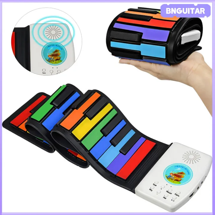 Bnguitar 49 Phím Bàn Phím Kỹ Thuật Số Linh Hoạt piano cuộn Kỹ Thuật Số ...