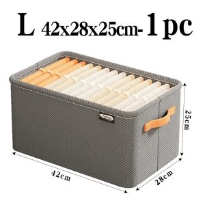 1PC Thickened Steel Frame Fabric Storage Box Movable Pants Organizer for Closet Bedroom Dorm