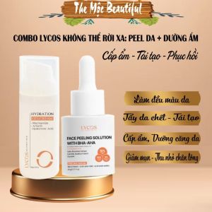 Combo Lycos Không Thể Rời Xa – Peeling AHA/BHA + Gel Dưỡng Ẩm Dịu Nhẹ Cho Mọi Loại Da