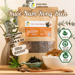 Ruốc nấm Nasan vị rong biểnchà bông nấm Hương hữu cơ siêu sạchĐồ chay thơm ngonkhử được mùi nấm