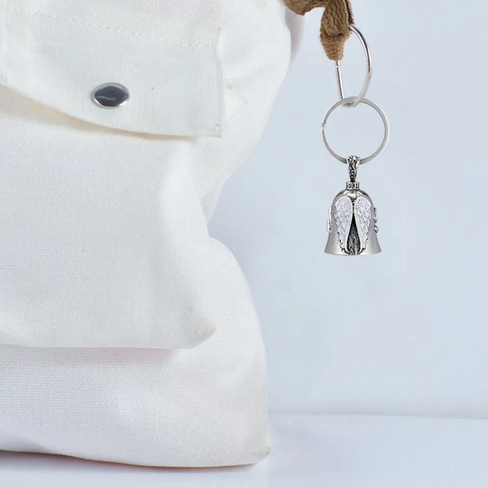 Riding Bell Angel Guardian Biker Riding Bell Portable Motorcycle  Accessories For Biker Riders Motorcycle Bicycle Valentine Gift