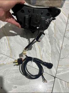 Combo Bi cầu E11+ và M10 v4 light Vào sẵn Chóa Suruma Dành cho Wave110 100 50cc mắt quỷ đổi màu qua aap điện thoại