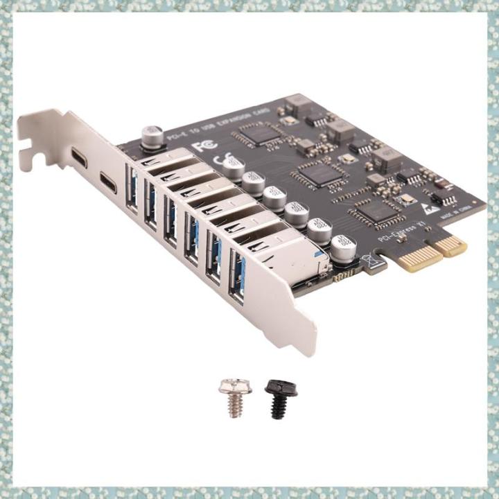 8 Ports USB PCIe Card PCIe USB 3.23.1 Gen 2 Card 4X Jordan - View #12