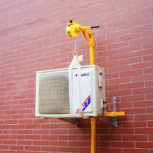 [ส่งจากกรุงเทพ]อุปกรณ์ยกแอร์ ยกน้ำหนัก 300กก.รอกยาว 20 เมตร RT1908137 คู่มือการใช้งานสแตนเลสสตีล เครื่องมือยกการติดตั้งภายนอก การพับ การประกอบเครื่องกว้