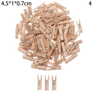 ART SUPPLIESX 100Pcs ครัวเรือน ราวตากผ้าสวน แอร์ ดราย ไลน์ ไม้หนีบผ้า ไม้หนีบผ้า หมุดกระดาษภาพถ่าย คลิปไม้