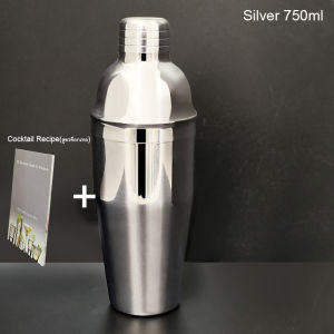 [การจัดส่งในประเทศ] 1ชิ้น600มล. 750มล. 800มล. สีดำ/เครื่องมือบาร์เทนเดอร์บาร์ถ้วยที่เขย่าเครื่องดื่ม Boston ทองคำสีกุหลาบ