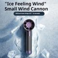 Home DING 8000mAh bladeless handheld mini fan Portable high-speed rechargeable turbo fan with 100 super speeds, Baby won't be afraid of the heat in summer #XFS02. 