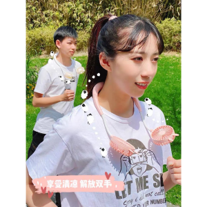 Quạt sạc pin-quạt đeo cổ mang theo người tiện lợi