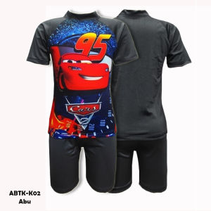 Promo Clearing Sale!!! Baju Renang Anak Model Setelan Usia 4-8 Tahun Karakter Cars (ABTK-K02)