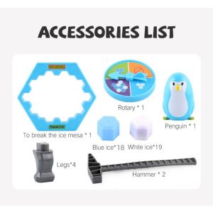 Penguin Ice-breaking Toys Fun Ice-breaking Save Penguin Toys Party Interactive Game Toys Decompression Toys Childrens Toys