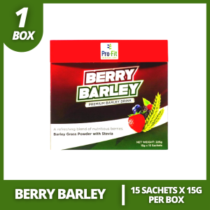 1 BOX Original Premium Pro-fit Berry Barley - 15 Sachets