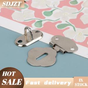 SDJZT 2 cặp khóa bản lề khóa móc khóa kim loại cho hộp trang sức sổ nhật ký