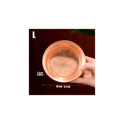 【NEW】 Tibetan Copper Plate 15.4cm Engraving Buddhism Brass Dish Auspicious Tantra Altars For Buddha Tray Desk Home Decorative