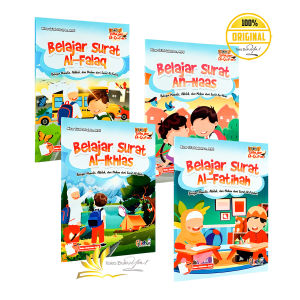 BUKU Belajar Surat (Al-Fatihah Al-Ikhlas Al-Falaq An-Nas) - Perisai Quran Kids