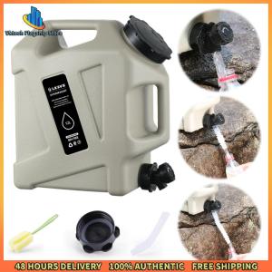 Vktech 12L Portable Water Tank Leak-Proof Water Dispenser Carrier Large Capacity Water Storage Tank for Vehicle Car Camping