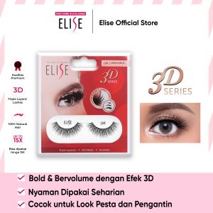 Bulu Mata Elise - 3D Lirikan Manja - Bold Look/Cocok untuk Riasan Pesta/Pengantin/Favorit MUA