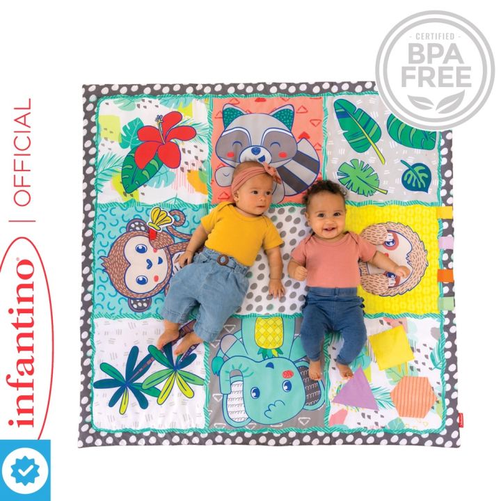 Infantino Giant Sensory Discovery Mat - XL Size | 48 inches x 48 inches ...