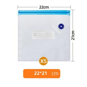 Reusable Vacuum Sealing Storage Bags Kit Zip Packing Packed Bag Plastic Food Freezing Container Kitchen Freezer Organization2026
