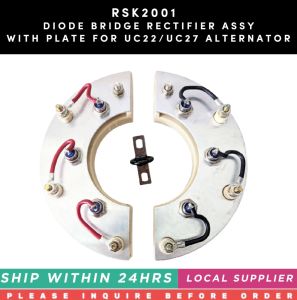RSK2001 DIODE BRIDGE RECTIFIER ASSY WITH PLATE for UC22/UC27 [LOCAL STOCK. READY TO SHIP WITHIN 24HRS.] Alternator FOR CUMMINS ENGINE PARTS