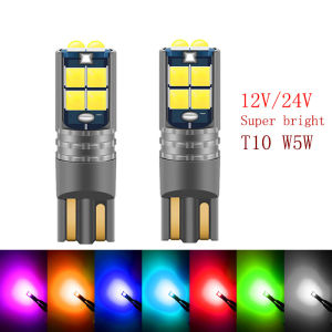 Đèn Led Công Viên T10 12V 24V T10 Cho Xe Tải Xe Máy Xe Tay Ga Xe Hơi T10 W5W Đèn Biển Số Xe DRL