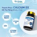 Ecopex Natural - Viên Uống Tăng Chiều Cao CALCIUM D3 Bổ Sung Canxi , Giúp Tăng Chiều Cao Từ 6 - 25 Tuổi (60 viên/Hộp). 