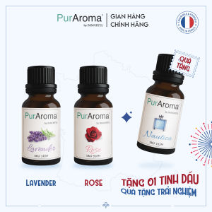 [BASTILLE SET] Tinh Dầu Thiên Nhiên Đậm Đặc PurAroma 10mL - Mua 2 Tặng 1 - Chính hãng Pháp