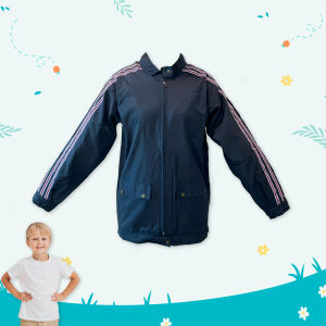 เสื้อแขนยาวเด็ก : ผ้าร่ม ซับผ้าขูดขน Free Size คอจีน เอวปล่อย กันหนาว ราคาโรงงาน พร้อมส่งราคาถูก