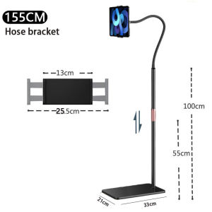 Floor Stand Holder Long Arm Double Pole Flexible Tablet 150cm Phone Support Lounger Bed Mount Bracket双杆落地支架