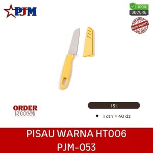 PISAU WARNA HT006 PJM085/ Pisau Dapur Kupas Buah Sayur Potong