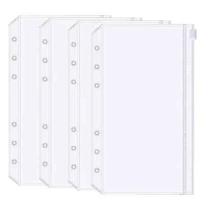 [SG Ready Stock] A6 Currency Organizer Budget Planner Cash Envelope Savings Money 6 Holes Binder Creative Loose-leaf Notebook