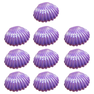 Shimmering Plastic Shell Gift Box For Christmas Treats Vacuum Plated Metallic Finish Holder Holder