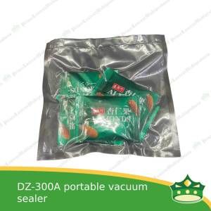 [100 pcs] vacuum bag half clear half black for frozen sausage meat cheese deli delicacy delicatessen
