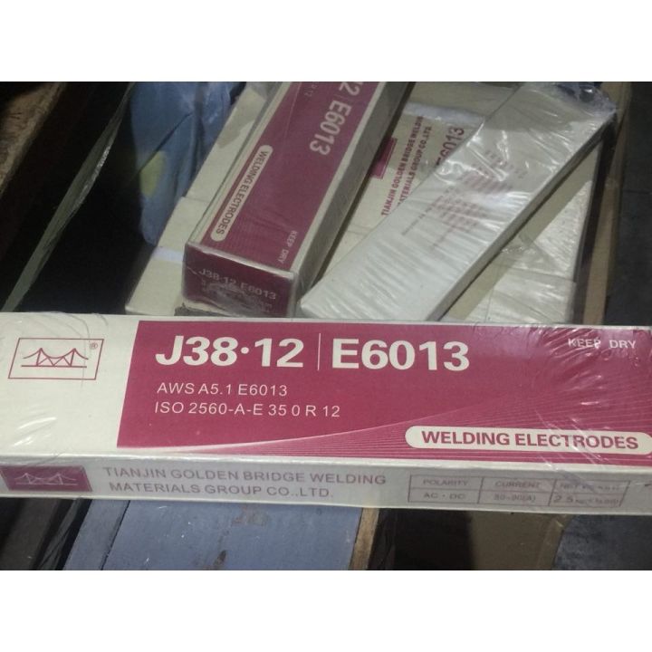 welding rod ORIGINAL golden bridge 6013 J38 12 electrodes Lazada PH