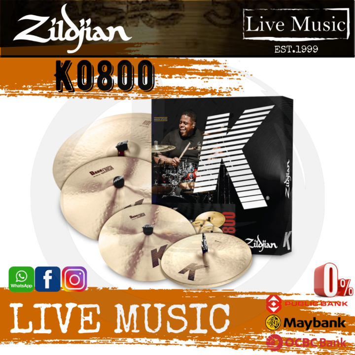 Zildjian k0800 on sale