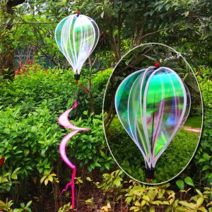 EASYEAH Plastic Air Balloon Spinner Multistyles Rainbow Color Rotating Sequins Pinwheels High Quality 40cm Balloon Rotating Windmill