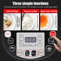 Full touch screen Smart Multifunctional rice cooker 5.0L capacity non-stick pan liner Timing suitable for: 5-6 people. 