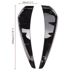 Stiker Mobil Modifikasi Sayap Mobil (2PCS) / Side Fender Add-on Air Flow Car Scoop / Air Flow Samping Mobil Shark /Air Flow Mobil Bodykit Samping Side Fender dekorasi