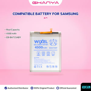 WIXEL Baterai EB-BA715ABY Samsung Galaxy A71 SM-A715F A715 Double Power Real Capacity Batre Batrai Battery Original Ori Dual