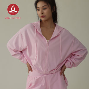 Di chuyển đào phụ nữ áo chống tia UV Trọng lượng nhẹ Ngoài Trời Chống nắng áo mát mẻ cảm giác bảo vệ khỏi ánh mặt trời thoáng khí nhanh khô ASS