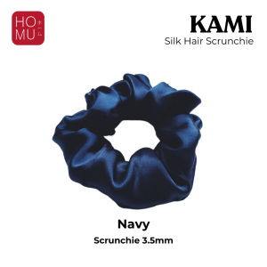 HOMU Kami Real Natural Silk Scrunchie For Hair Ikat Rambut 100% Sutera Asli Organik