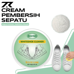 krim pembersih sepatu free spons shoes cream cleaner semir wax cream pemutih dan penghilang noda
