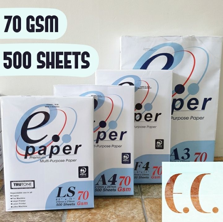 SHORT BOND PAPER LETTER / LONG BOND PAPER F4 / A4 BOND PAPER 70 GSM ...