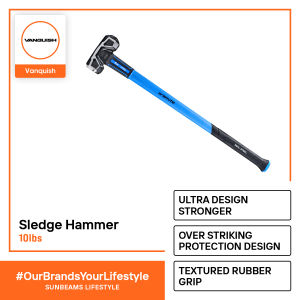 REALSTEEL Premium Hammer Sledge Hammer 2.7/3.6/4.5/5.4 Kg for Construction Striking Fastening Tools Handyman Tools