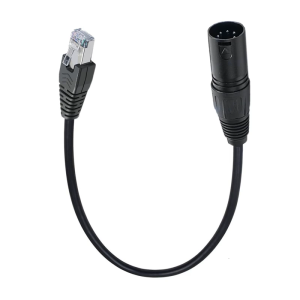 XLR5P to RJ45 Lockable Adapter Cord Instantly Connectivities for Stage KTV Amplifiers Networking Extension Cable