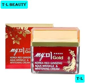 [TEM PHỤ + VAT] Kem Dưỡng Trắng Da Nhân Sâm Hàn Quốc - My Gold Korea Red Ginseng White Cream